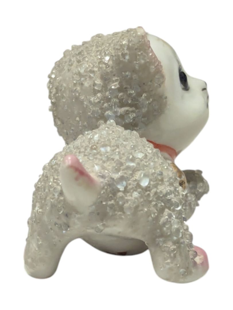 Sugar Coated Ceramic Kitten Figurine