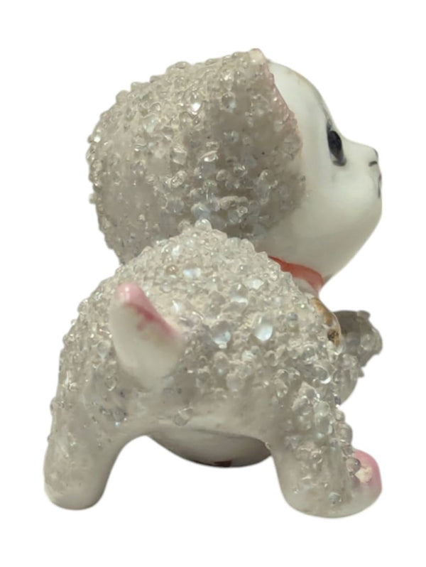 Sugar Coated Ceramic Kitten Figurine