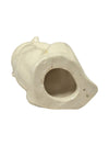 Small White Monkey Porcelain Figurine