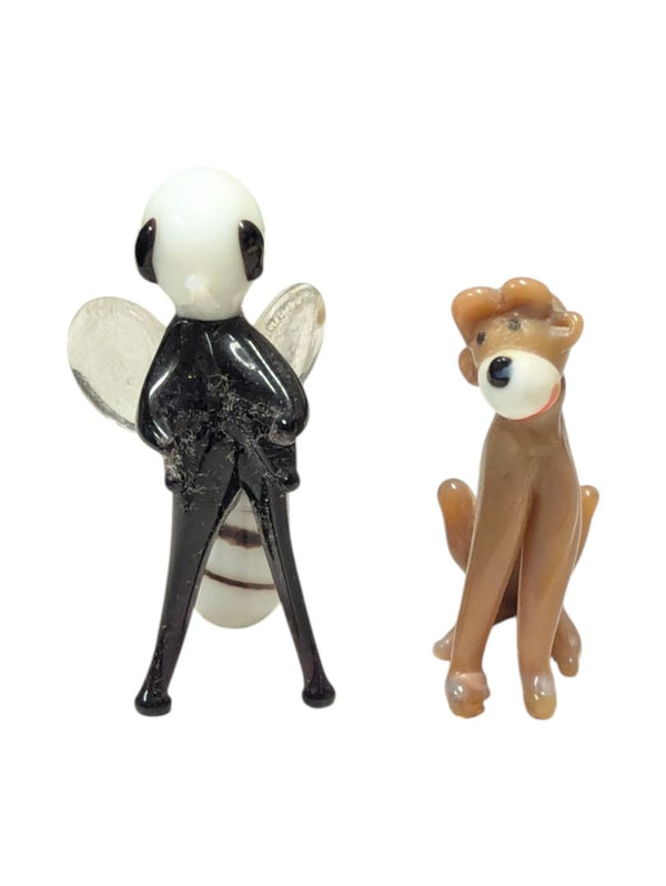 Mini Figurine Set (Dog & Insect)