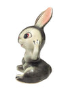 Grey Bunny Porcelain Figurine