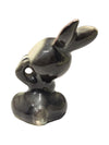 Grey Bunny Porcelain Figurine