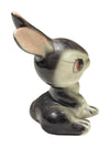 Grey Bunny Porcelain Figurine