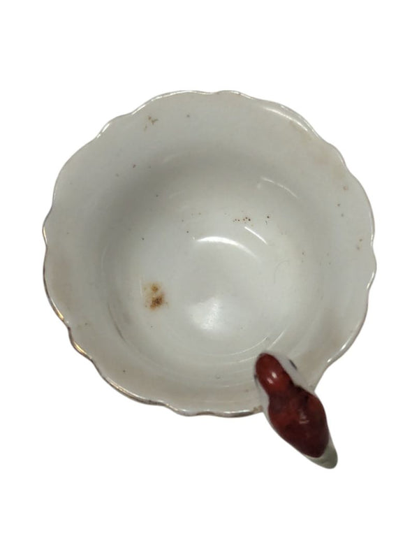 Miniature Teacup w/ Parrot Handle