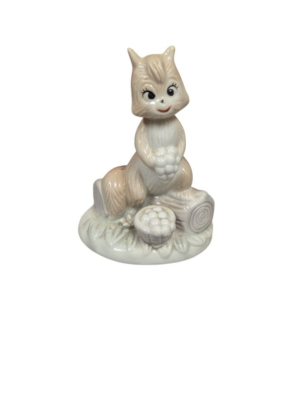 Squirrel w/ Nuts Figurine