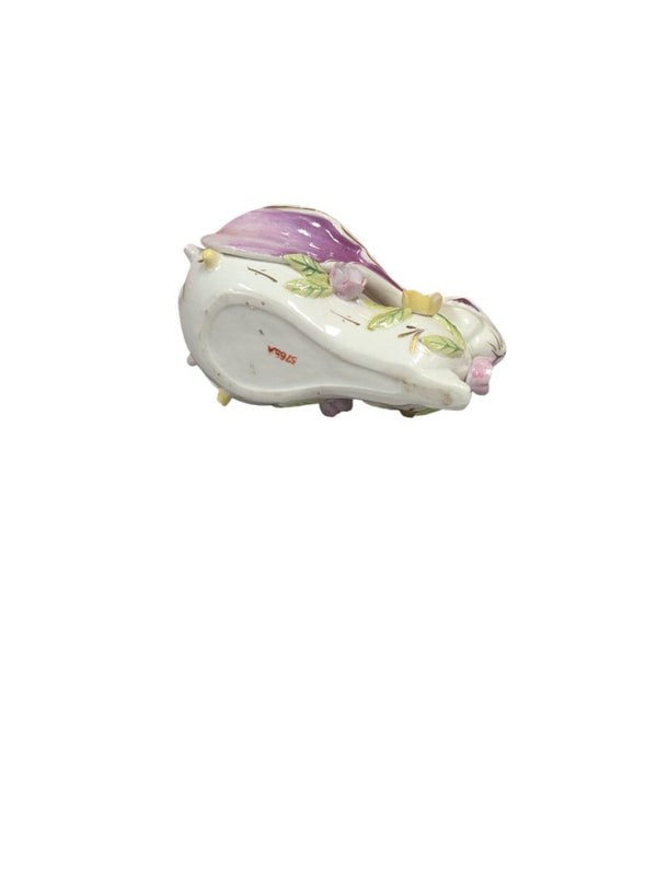 Snow Bunny Porcelain Container