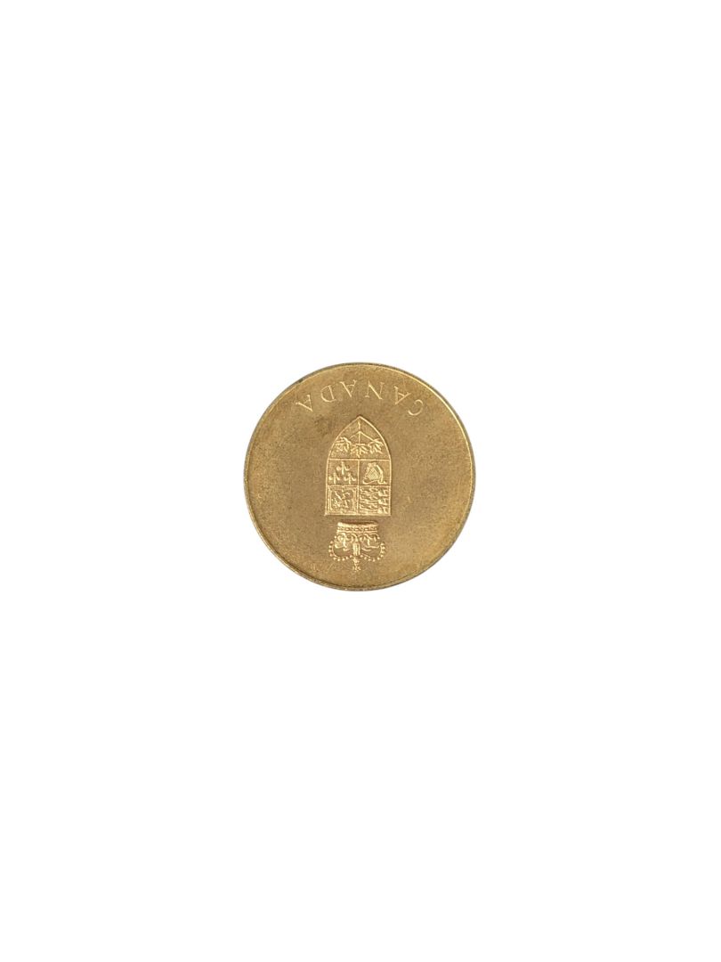 1867-1967 Canada Confederation and Toronto Transit Commission (TTC) Brass Token