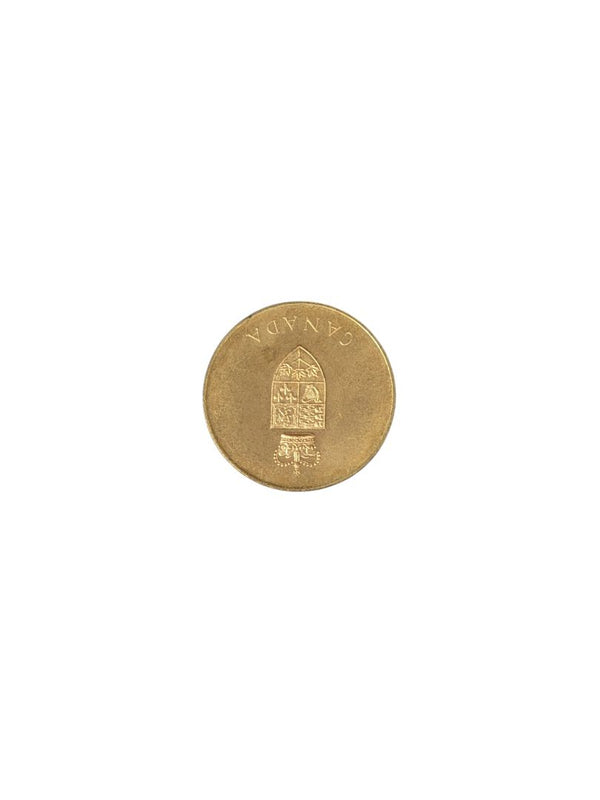 1867-1967 Canada Confederation and Toronto Transit Commission (TTC) Brass Token