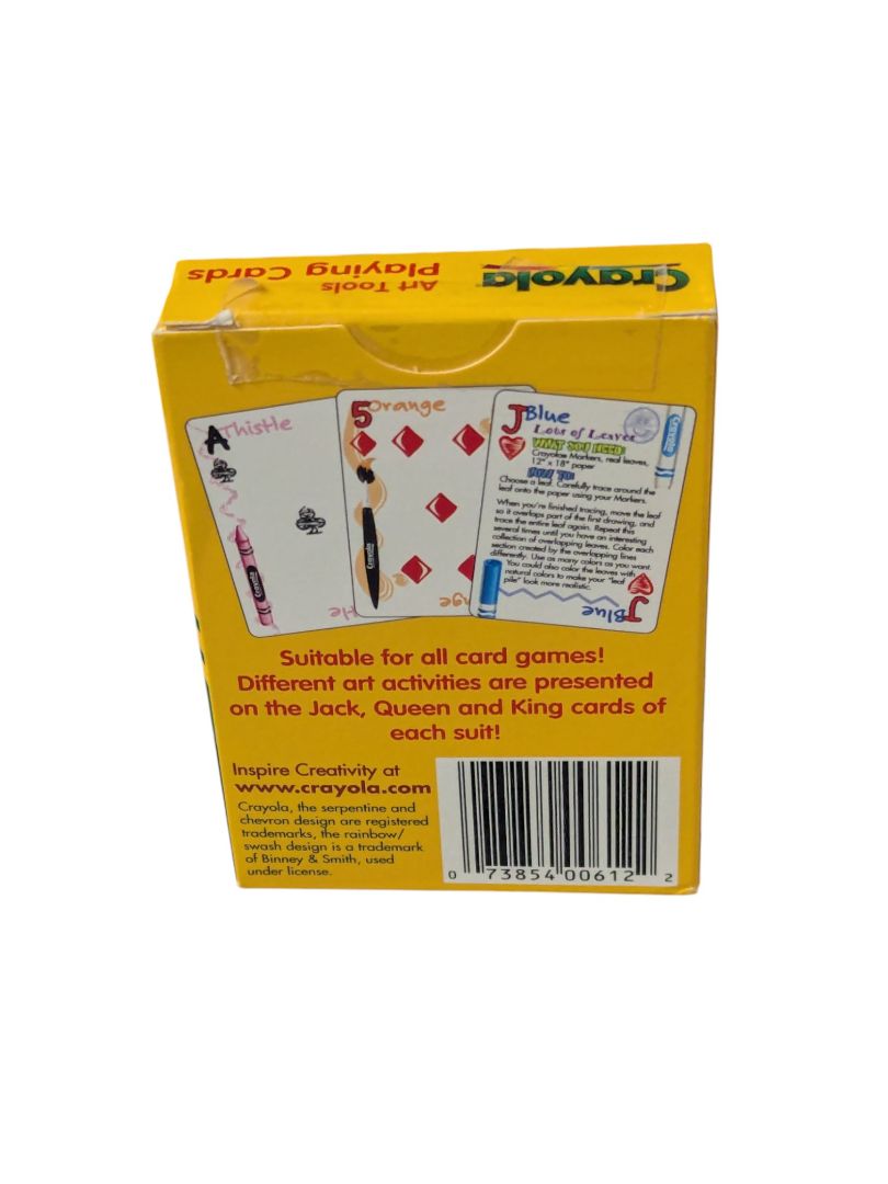 Brand NEW Crayola Deck of 52 Playing Cards