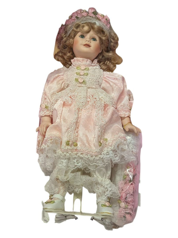 Girl w/ Umbrella Franklin 16'' Doll