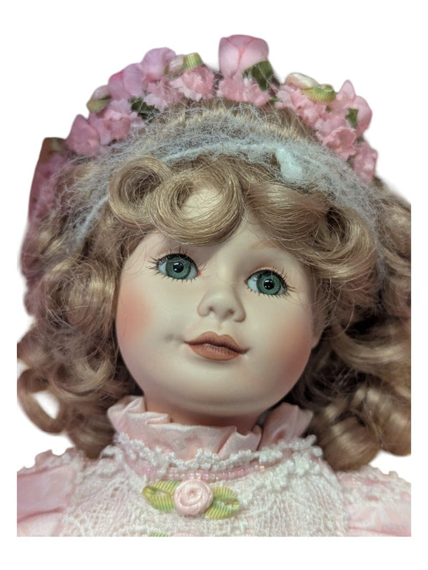 Girl w/ Umbrella Franklin 16'' Doll