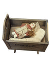 Sarah Franklin Heirloom Dolls Coca-Cola Cradle & Rag Doll