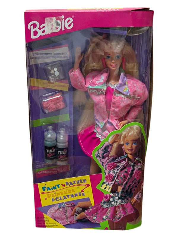 1993 Blonde Paint 'N Dazzle Barbie Doll in Box