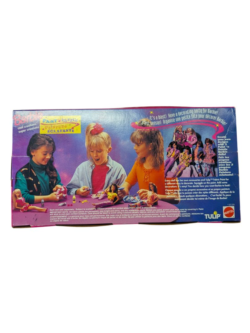 1993 Blonde Paint 'N Dazzle Barbie Doll in Box