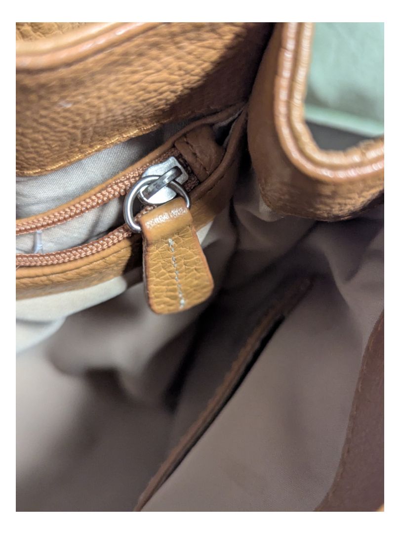 Tignanello Large Tan Leather Tote Bag