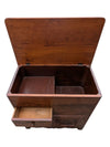 Vintage Wooden Lift-Top Dry Sink Cabinet
