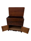 Vintage Wooden Lift-Top Dry Sink Cabinet