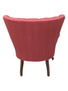 Burgundy VIntage Upholstered Wingback Arm Chair