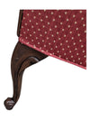 Burgundy VIntage Upholstered Wingback Arm Chair