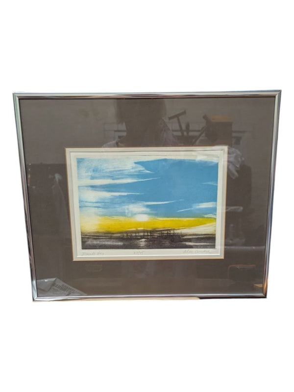 Imado Bay Painting by Alec Cowan, Signed Etching Print