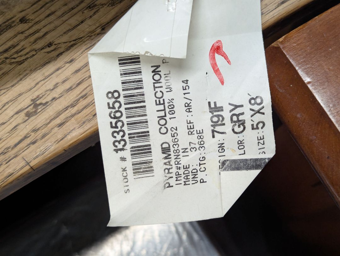 NEW Wool Hand Knotted  Pyramid Collection 5' x 8' Rug