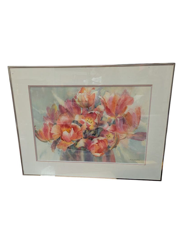 Watercolour Painting "Tulips" by Birute Znotinas