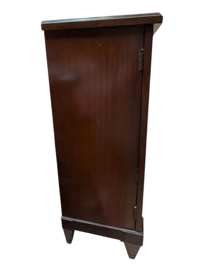 Solid Wood Sideboard Buffet w/ 4 Decorative Doors (2 Functional)