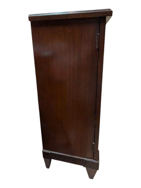 Solid Wood Sideboard Buffet w/ 4 Decorative Doors (2 Functional)