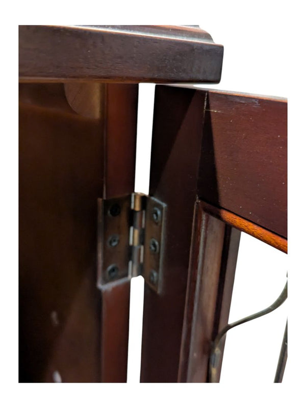 Solid Wood Sideboard Buffet w/ 4 Decorative Doors (2 Functional)