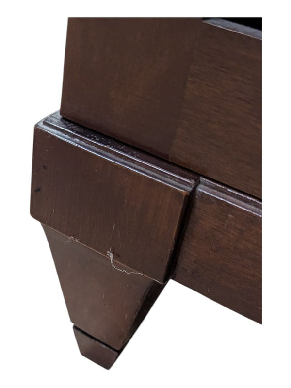 Solid Wood Sideboard Buffet w/ 4 Decorative Doors (2 Functional)