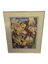 Framed Mary Dawn Robert Iris Painting Signed Print