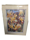 Framed Mary Dawn Robert Iris Painting Signed Print