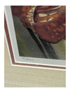 Framed Mary Dawn Robert Iris Painting Signed Print