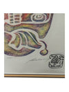 Home Glyph Palangue Rubbing Painting Print by Carlos Balam