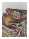 Home Glyph Palangue Rubbing Painting Print by Carlos Balam