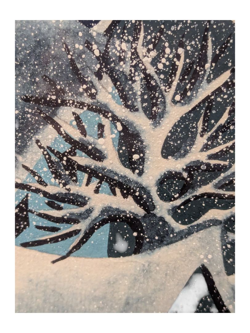 Sheng Pu “Returning to Port at Night” (2015) – Gouache on Rice Paper