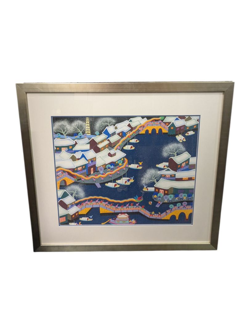 Sheng Pu Untitled Winter Festival (2015) – Gouache on Rice Paper