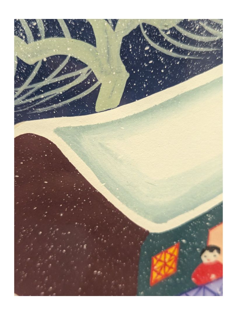 Sheng Pu Untitled Winter Festival (2015) – Gouache on Rice Paper