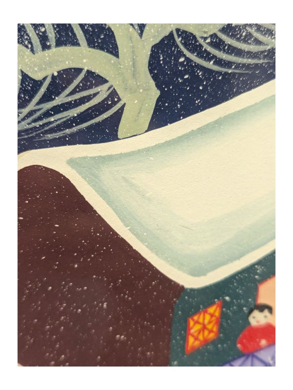 Sheng Pu Untitled Winter Festival (2015) – Gouache on Rice Paper