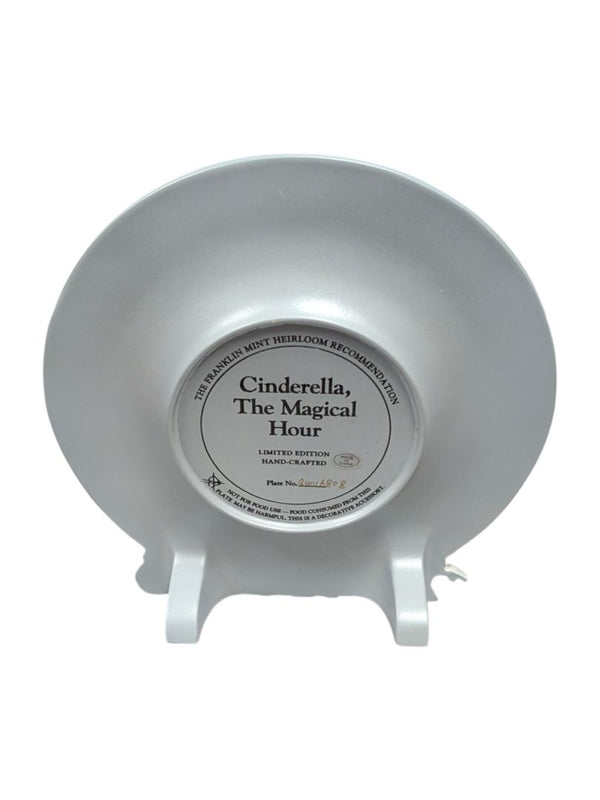 Cinderella 'The Magical Hour' Franklin Mint Decorative Plate