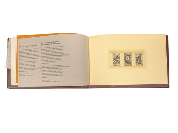 Canada Olympic Stamp Souvenir Collection Aug 1975 - Jun 1976