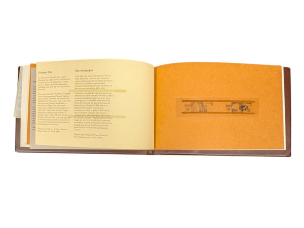 Canada Olympic Stamp Souvenir Collection Aug 1975 - Jun 1976