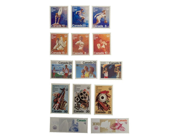 Canada Olympic Stamp Souvenir Collection Aug 1975 - Jun 1976