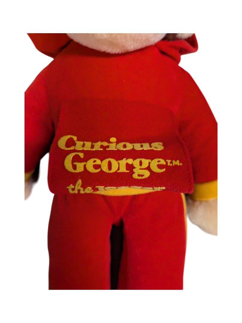 Vintage Curious George Knickerbocker Moneky 18'' Plushie