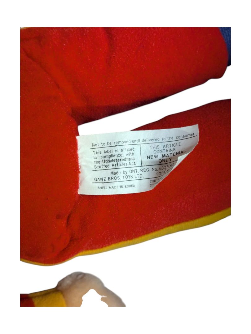 Vintage Curious George Knickerbocker Moneky 18'' Plushie