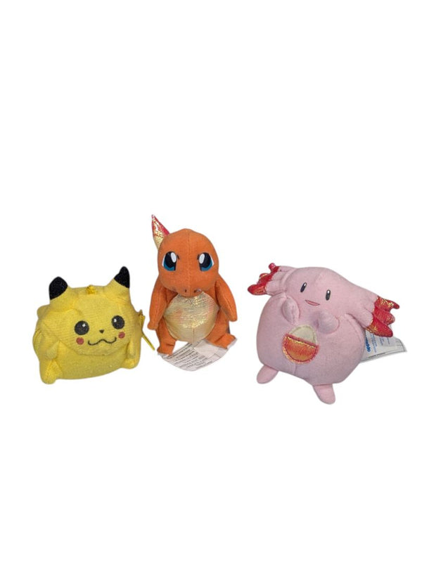 3 Vintage Pokemon Mini Plushie