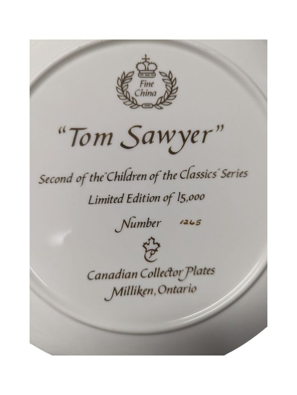 "Tom Sawyer" Limited Edition Canadian Collector Plates
