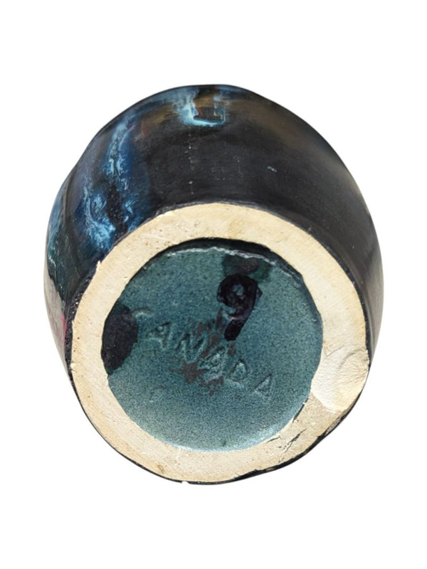 Canadian Handmade Drip Glaze Vase