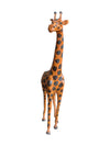 Genuine Leather Giraffe Sculpture
