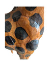 Genuine Leather Giraffe Sculpture